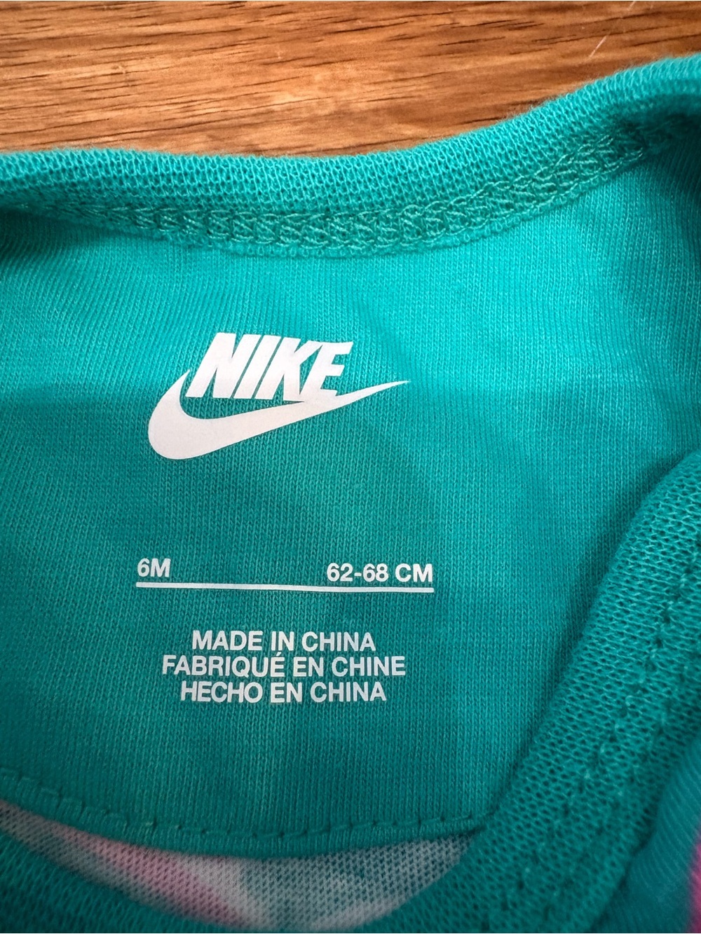 Nike Teal & Pink Two Piece Long Sleeve Set - Picture 2 of 2